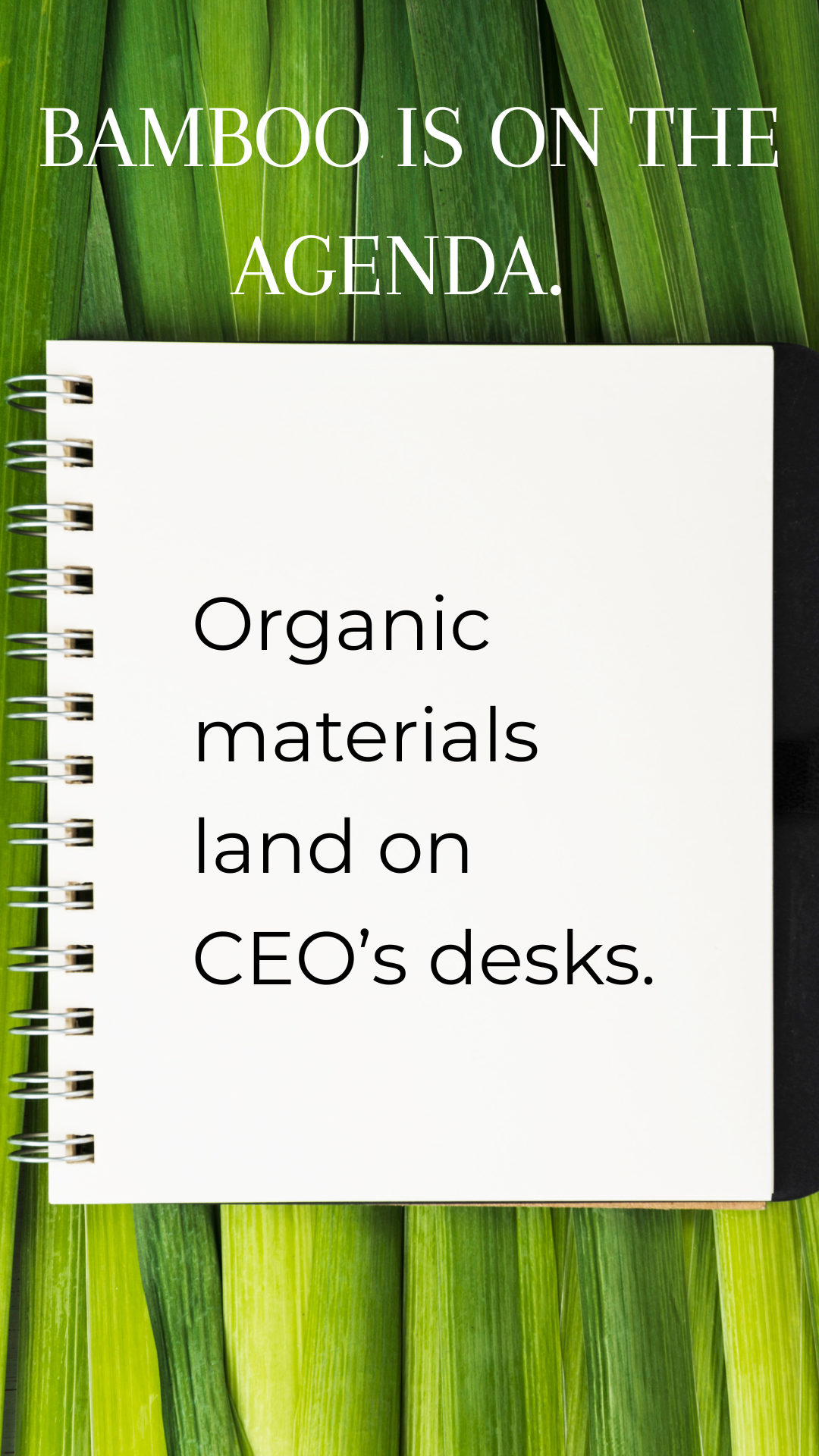 Industrial Timeline and Bamboo's hop on the Agenda